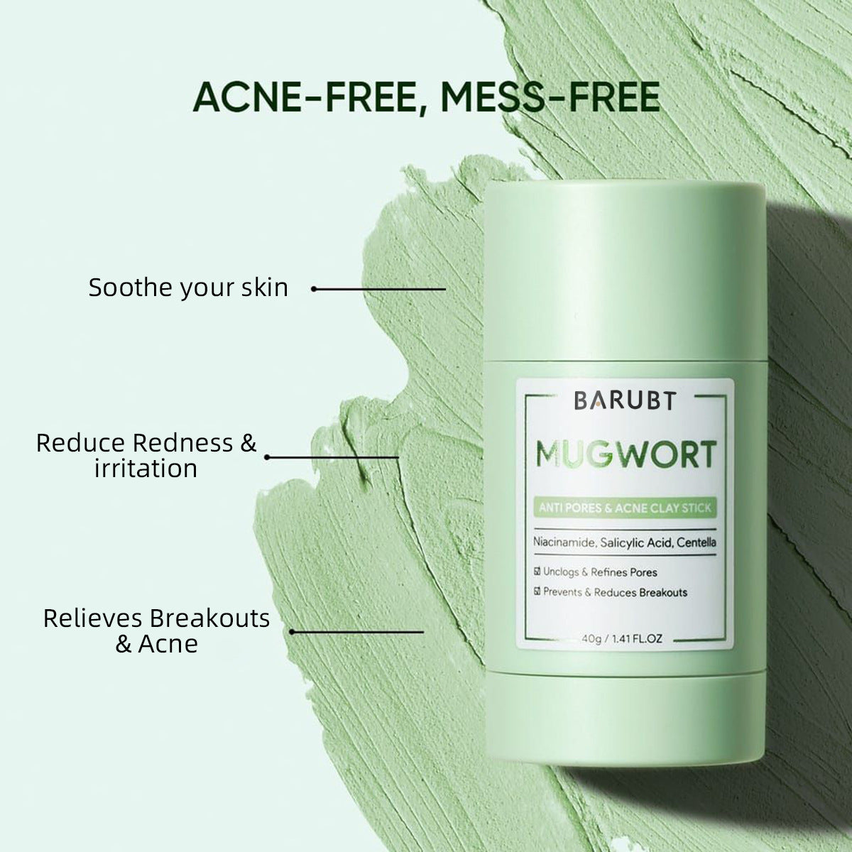 BARUBT Deep Cleansing Mud Mask Stick